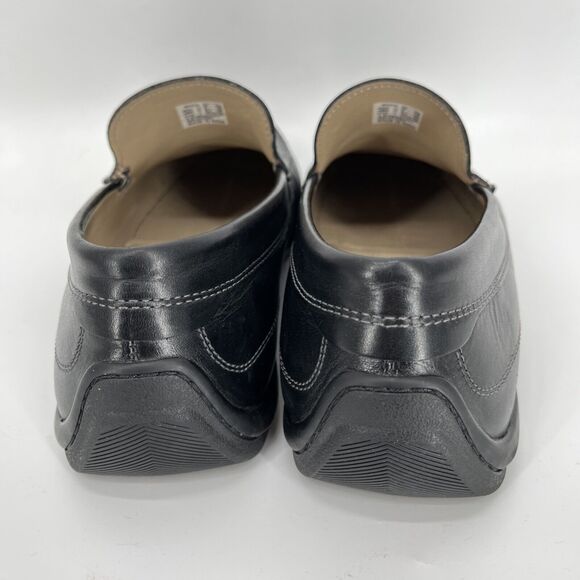 ECCO Shoes Mens‎ 9 Extra Width Black Dallas Moc Leather Slip On main image 6